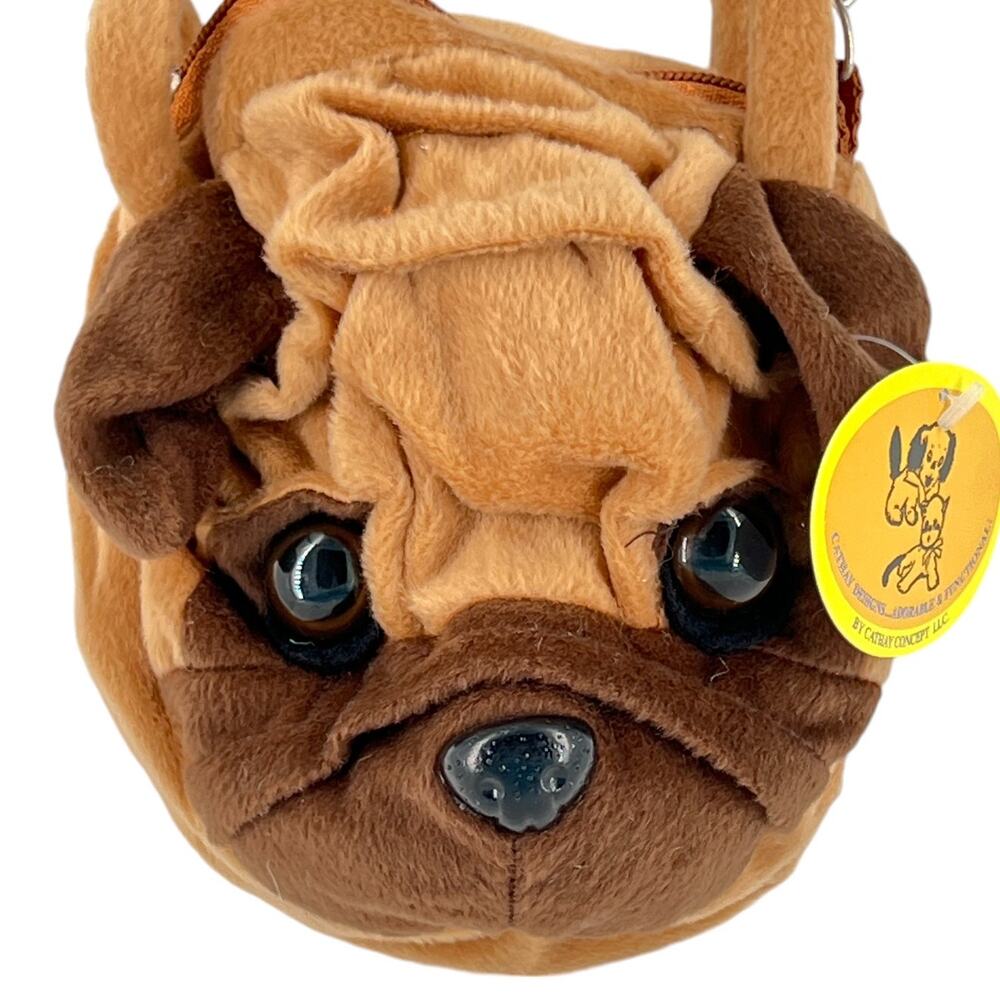 Cathay Designs Pug Dog Purse Bag for Kids - Picture 3 of 13